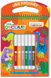 Z dinusiami za pan brat. Lubię Dinozaury. Ulubione kolorowanki