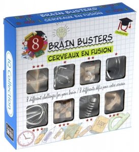 Łamigłówka Pogromcy Mózgu Brain Busters 8 szt.