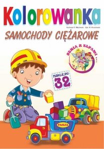 Samochody ciężarowe. Kolorowanka