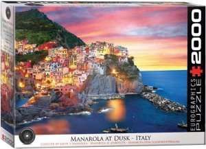 Puzzle 2000 Manarola At Dusk Italy 8220-5635