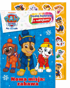 Nowa misja: zabawa. Psi Patrol. Dodaj Kolorów z naklejkami