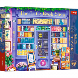 Puzzle 500 Trefl Premium Plus Tea Time Sklepik z książkami 37622