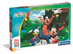 Puzzle 104 Maxi Super kolor Mickey Mouse Clubhouse 25018