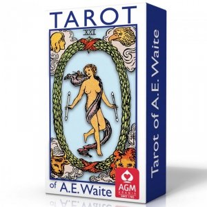 Karty Tarot A.E. Waite Pocket Blue Edition GB