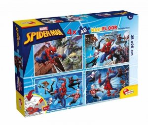 Lisciani Puzzle 4x48  Maxi Floor Spiderman 304-100385