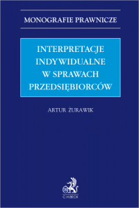 Interpretacje indywidualne w sprawach przedsiębiorców