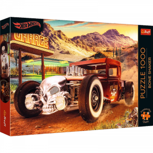 Puzzle 1000 elementów. Trefl Premium Plus Hot Wheels: Bone Shaker