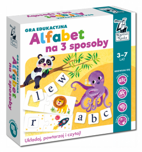 Kapitan Nauka. Gra edukacyjna. Alfabet na 3 sposoby