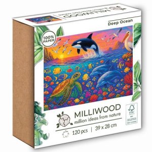 Milliwood. Puzzle 120 elementów. Głębia oceanu