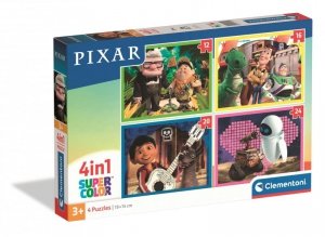 Puzzle 4 w 1. Super kolor. Pixar