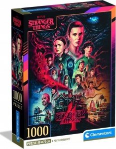 Puzzle 1000 elementów. Compact. Netflix Stranger Things
