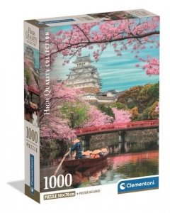 Puzzle 1000 elementów. Compact. Himeji Castle in Spring