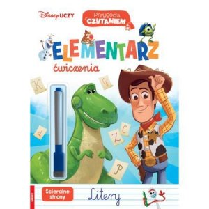 Disney Uczy. Mix. Elementarz. Ćwiczenia. Litery