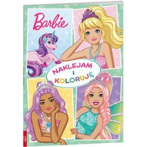 Barbie Dreamtopia. Naklejam i koloruję