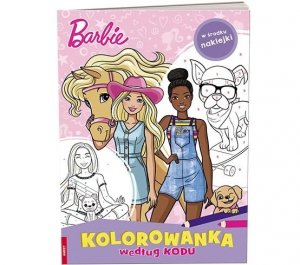 Barbie. Kolorowanka według kodu