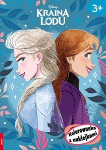 Disney Kraina Lodu. Kolorowanka z naklejkami