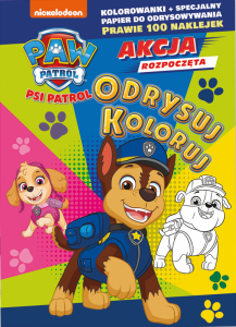 Psi Patrol. Odrysuj Koloruj. Akcja rozpoczęta