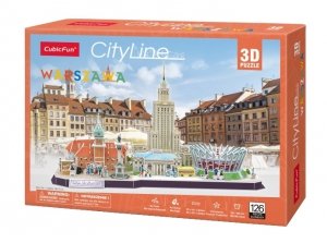 Puzzle 3D CityLine Warszawa 159 elementów