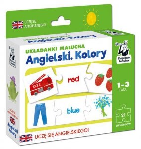 Układanki malucha Angielski Kolory 1-3 lat