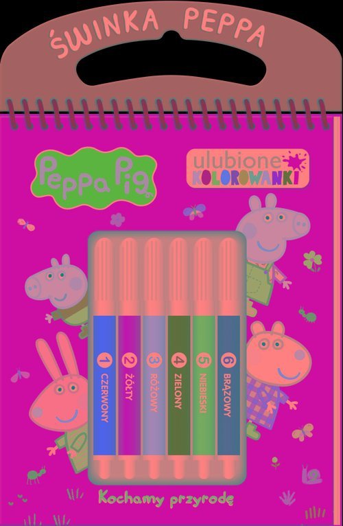 Peppa Pig. Ulubione kolorowanki cz. 2 Kochamy przyrodę