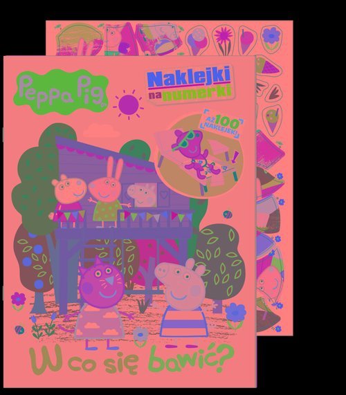 Peppa Pig Naklejki na numerki Część 4 W co się bawić?