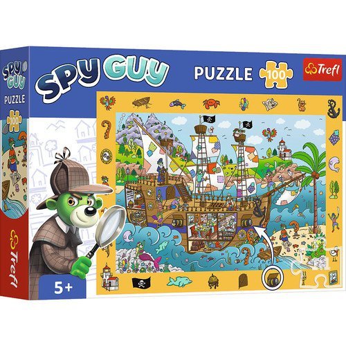 Puzzle obserwacyjne Spy Guy Statek piracki 100