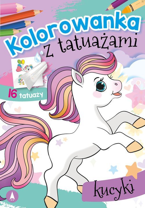 Kolorowanka z tatuażami Kucyki