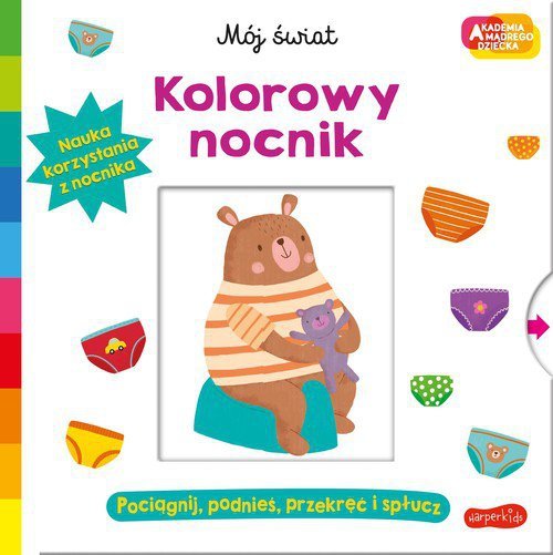 Akademia mądrego dziecka Kolorowy nocnik Mój świat