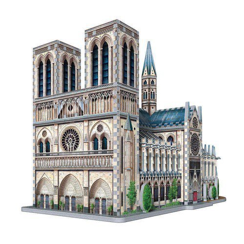 Wrebbit 3D puzzle katedra Notre Dame de Paris 830 el