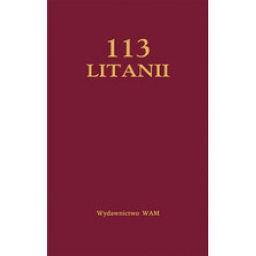 113 Litanii okładka bordowa