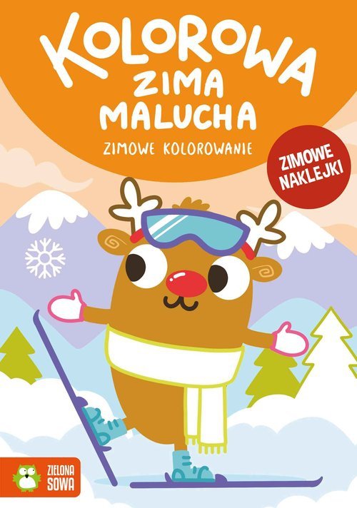 Kolorowa zima malucha Zimowe kolorowanie