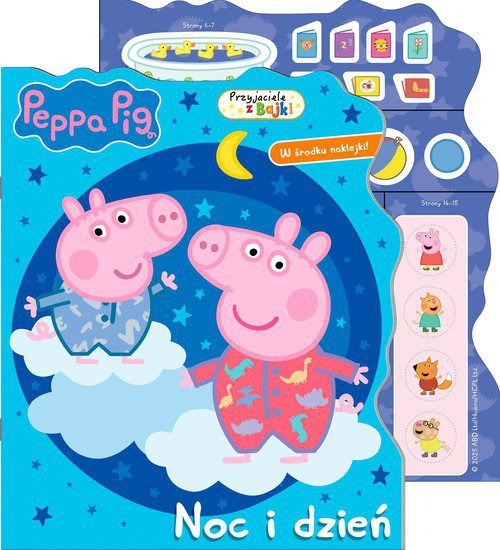Peppa Pig Przyjaciele z bajki Noc i dzień