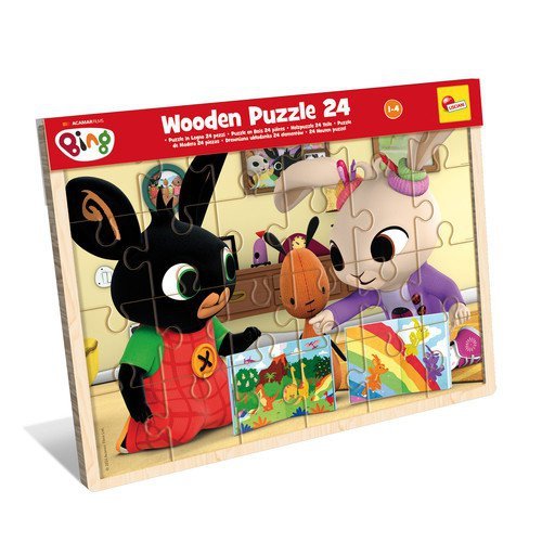 Bing Drewniane puzzle 24 elementów