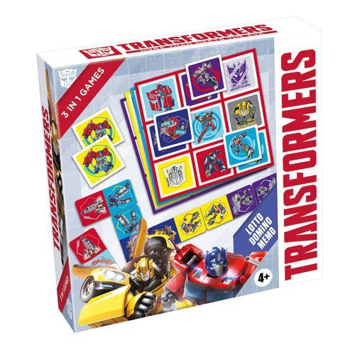 Transformers gra 3w1 (Lotto,Domino,Memo)