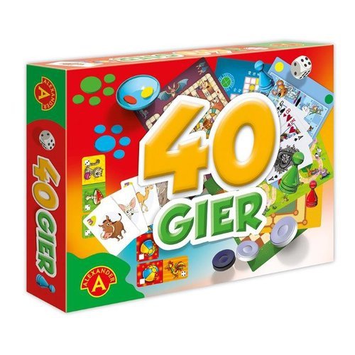 Gry rodzinne Zestaw 40 gier
