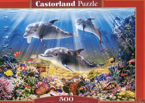 Puzzle 500 Dolphins Underwater