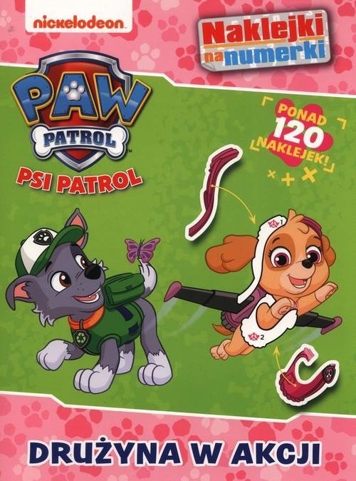 Psi Patrol Naklejki na numerki Drużyna w akcji