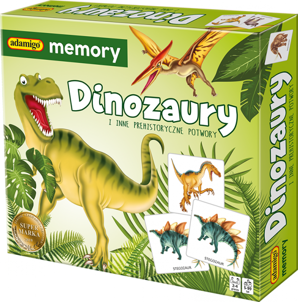 Gra Memory dinozaury