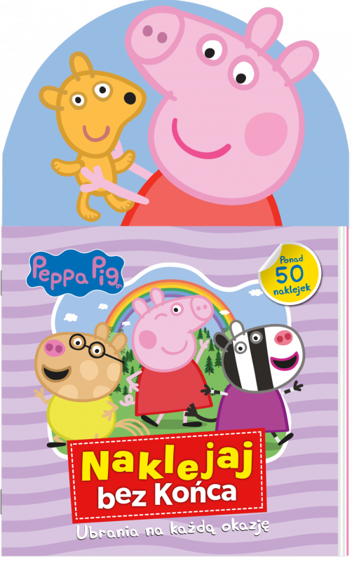 Ubrania na każdą okazję. Świnka Peppa. Naklejaj bez końca
