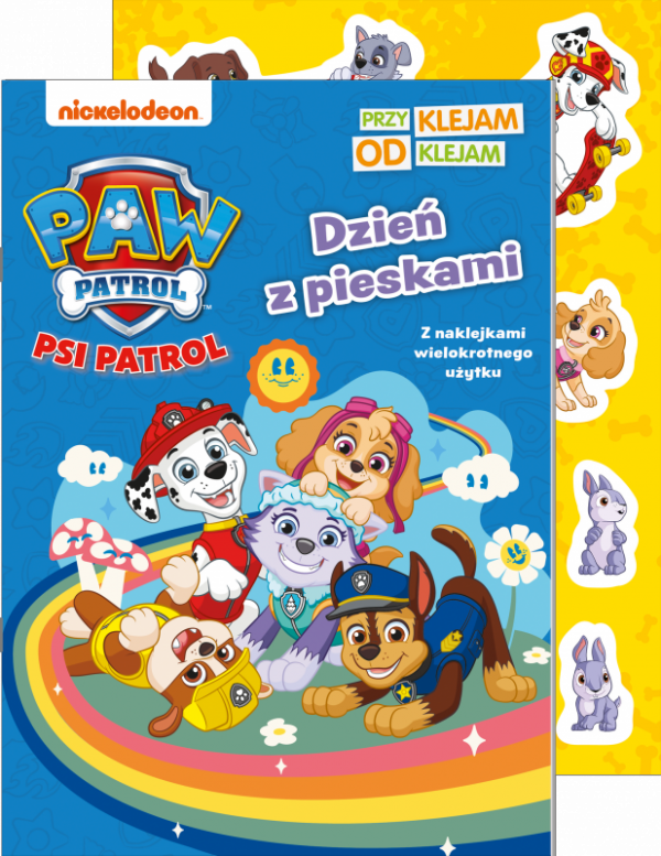 Dzień z pieskami. Psi Patrol. Przyklejam Odklejam