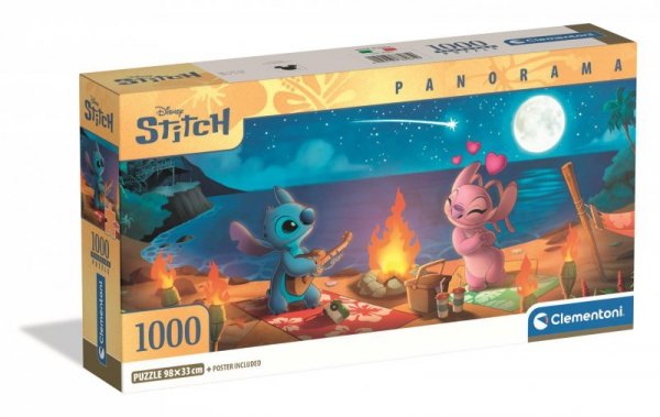 Puzzle 1000 Panorama Compact  Disney Stitch 37061