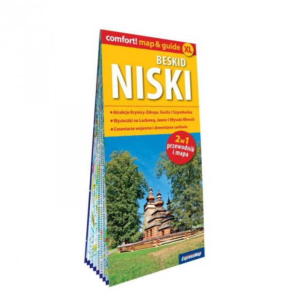 Beskid Niski map&guide XL PL laminat 2021