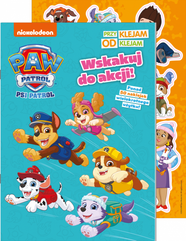 Wskakuj do akcji! Psi Patrol. Przyklejam Odklejam