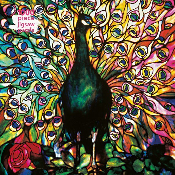 Puzzle 1000 Paw - witraż Louis Comfort Tiffany FTJP043