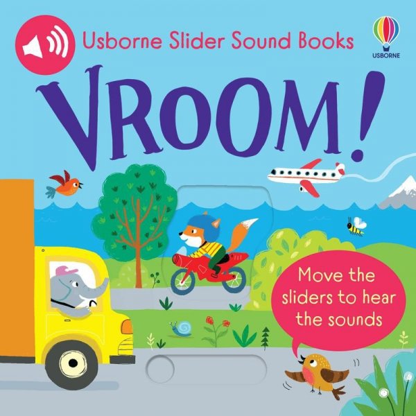 Slider Sound Books. Vroom! wer. angielska