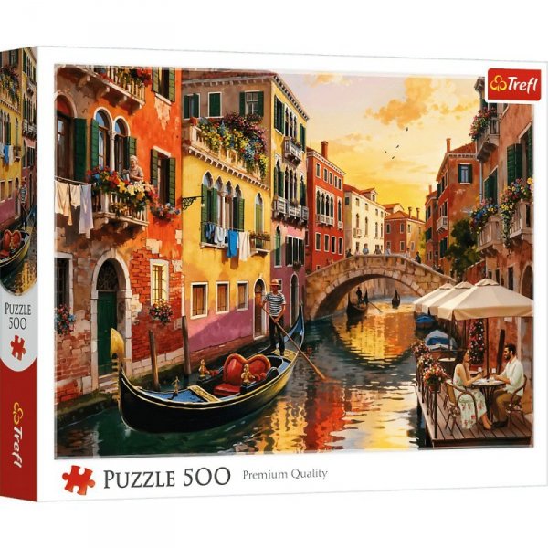 Puzzle 500 Wenecja o zachodzie słońca 37556
