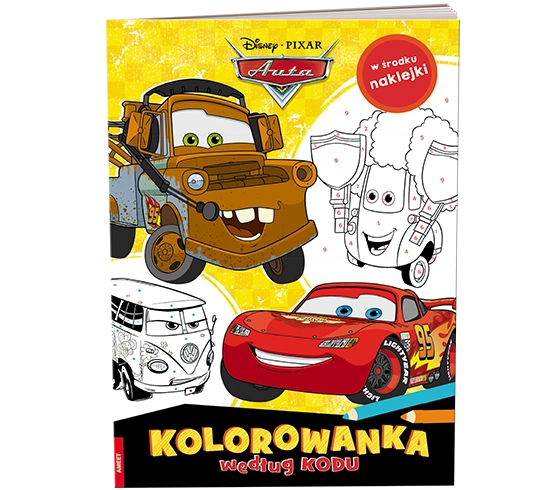 Disney Pixar Auta Kolorowanka według kodu KKO-9108