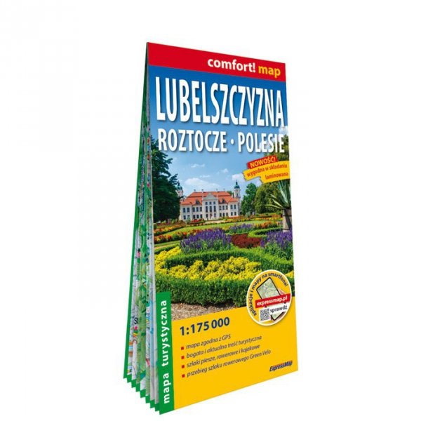 Lubelszczyzna Roztocze Polesie mapa turystyczna 1:175 000 laminat 2026