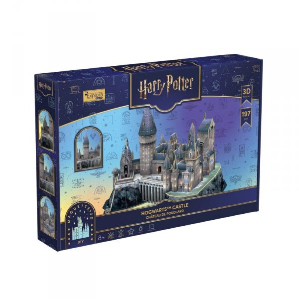 Puzzle 197 3D Harry Potter Zamek Hogwart 306-540302