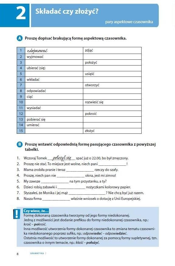 Testuj swój polski. Gramatyka 2 